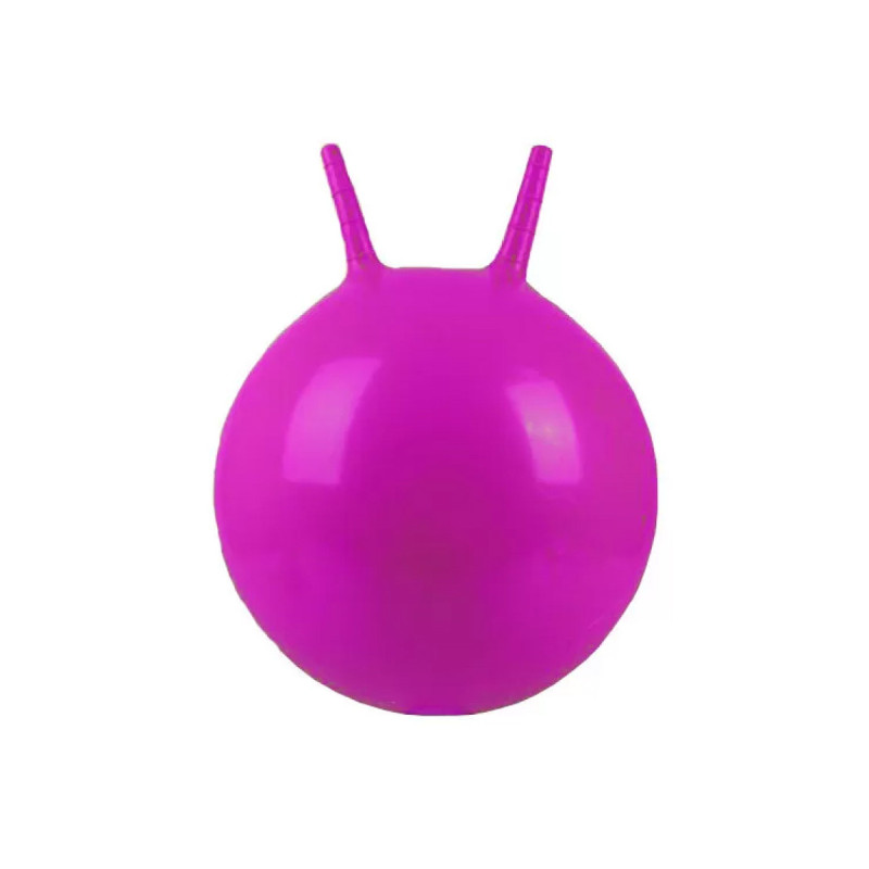 Фитнес-мяч EasyFit 45 см с ручками, ПВХ, Розовый, Для тренировок, игр и реабилитации