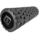 Массажный ролик EasyFit Solid Grid Roller Mini, Длина 30 см, Диаметр 10 см, Цельный каркас, EVA-пена с 3D массажной поверхностью, для МФР, фитнеса, йоги и реабилитации, Черный