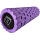 Массажный ролик EasyFit Solid Grid Roller Mini, Длина 30 см, Диаметр 10 см, Цельный каркас, EVA-пена с 3D массажной поверхностью, для МФР, фитнеса, йоги и реабилитации, Фиолетовый