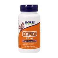 Жироспалювач 7-KETO, NOW foods, 25 мг, 90 капсул