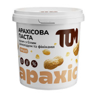 Арахісова паста кранч з фініками та білим шоколадом, "ТОМ", 500 грам