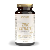 Цинк, Zinc Citrate, Evolite Nutrition, 100 капсул