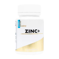 Цинк, Zinc +, ABU, 60 капсул