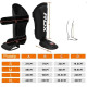 Захист гомілки та стопи RDX SHIN INSTEP AURA PLUS T-17 Black Golden M