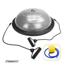 Балансировочная платформа EasyFit BOSU, диаметр 60 см, серый