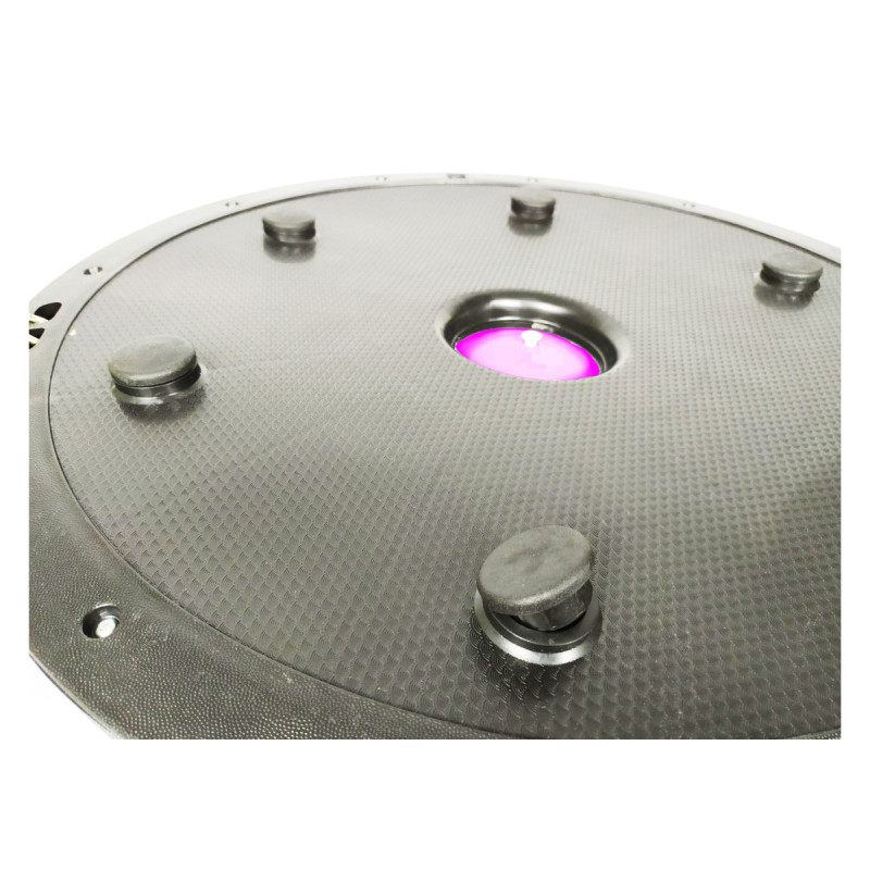 Балансировочная платформа EasyFit BOSU, Диаметр 60 см, Высота 23 см, Максимальная нагрузка 120 кг, Пластик, ПВХ, Резина, Фиолетовый