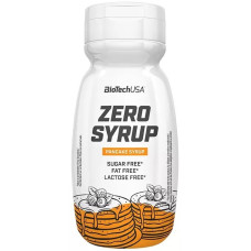 Сироп без цукру, Zero Syrup, BioTech, 320 мл (Кленовий сироп)