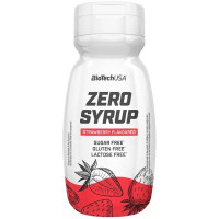 Сироп без цукру, Zero Syrup, BioTech, 320 мл (Полуниця)