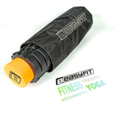 Масажний ролик EasyFit PRO Active подвійний, 33х14 см, чорно-помаранчевий