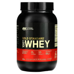 Сироватковий протеїн, 100% Whey Gold Standard, Optimum Nutrition, 908 г (Полуниця)