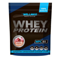 Протеїн Whey Protein 80%, Willmax, 920 грам (Вишня-йогурт)