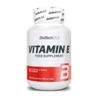 Вітамін Е, Vitamin E, BioTech, 100 гелевих капсул
