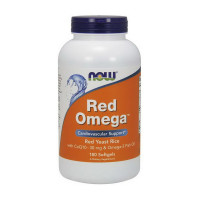 Омега-3, Red Omega, NOW, 180 капсул