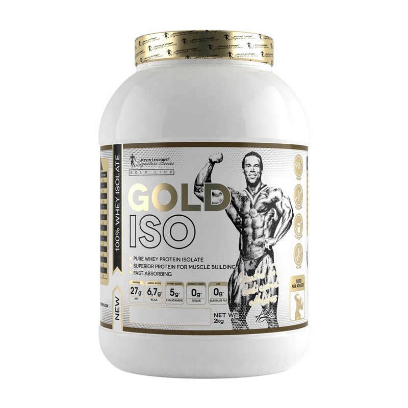Изолят протеина, Gold ISO, Kevin Levrone, 2 кг (Дубайский белый шоколад) Изолят протеина, Gold ISO, Kevin Levrone, 2 кг (Дубайский белый шоколад)