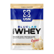 Сывороточный протеин, 100% Whey Premium Protein, Blue Lab, 34 грамма (Ваниль)