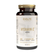Витамин Е, Vitamin E 400IU, Evolite Nutrition, 100 гелевых капсул