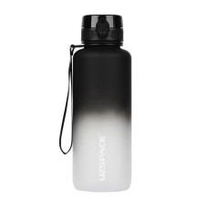 Бутылка для воды, Frosted Gradient Waterbottle 3056 Black/White, Uzspace, 1,5 л