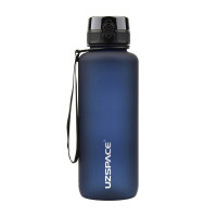 Пляшка для води, Frosted Gradient Waterbottle 3056 Black/Blue, Uzspace, 1,5 л