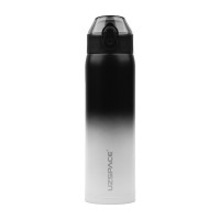 Термобутылка, X4 Gradient Waterboottle 4201 Black/White, Uzspace, 500 мл