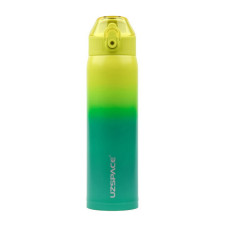 Термобутылка, X4 Gradient Waterboottle 4201 Yellow/Green, Uzspace, 500 мл