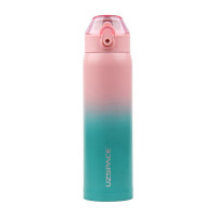 Термобутылка, X4 Gradient Waterboottle 4201 Pink/Blue, Uzspace, 500 мл
