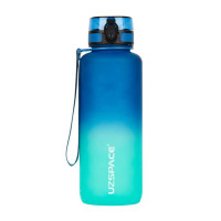 Пляшка для води, Frosted Gradient Waterbottle 3056 Blue/Green, Uzspace, 1,5 л