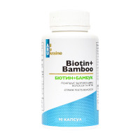 Биотин + бамбук, Biotin+Bamboo, All be Ukraine, 90 капсул