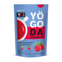 Чай, Yogoda Immunity Tea, 50 грамм (Малиновый с ацеролой)