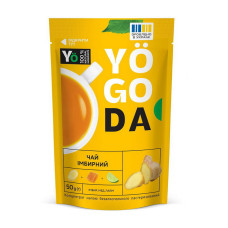 Натуральний чай, Yogoda Tea, 50 грам (Імбирний) 