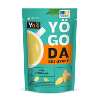 Чай без цукру, Yogoda Tea Sugar Free, 40 грам (Імбирний)