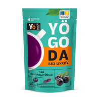Чай без цукру, Yogoda Tea Sugar Free, 40 грам (Смородиновий)