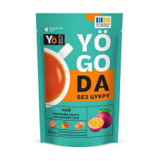 Чай без цукру, Yogoda Tea Sugar Free, 40 грам (Маракуйя, манго, мускатний горіх)