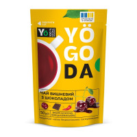 Натуральний чай, Yogoda Tea, 50 грам (Вишневий з шоколадом) 