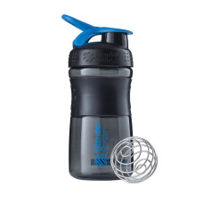 Шейкер, Blender Bottle SportMixer Black/Cyan, 590 мл
