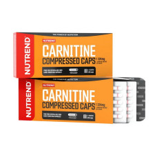 L-карнітин, Carnitine Compressed Caps, Nutrend, 120 капсул