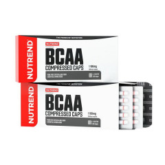 BCAA, BCAA Compressed Caps, Nutrend, 120 капсул