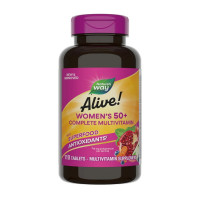 Мультивітаміни для жінок 50+, Alive! Women's 50+ Complete Multivitamin, Nature's Way, 110 таблеток