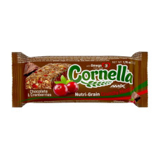 Злаковий батончик Cornella Bar, AMIX, 50 грам (Chocolate & Cranberries)