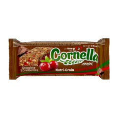 Злаковий батончик Cornella Bar, AMIX, 50 грам (Chocolate & Cranberries)