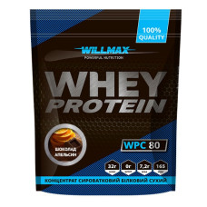 Протеїн Whey Protein 80%, Willmax, 920 грам (Шоколад-апельсин)