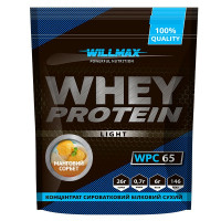 Протеїн, Whey Protein Light 65%, Willmax, 1 кг (Манговий сорбет)