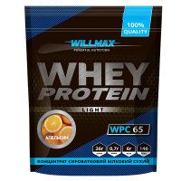 Протеин, Whey Protein Light 65%, Willmax, 1 кг (Апельсин)