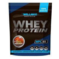 Протеин Whey Protein 80%, Willmax, 920 грамм (Крем-Брюле)