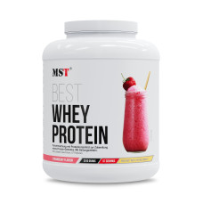 Сывороточный протеин, Best Whey Protein + Enzyme, MST, 2,01 кг (Клубника)