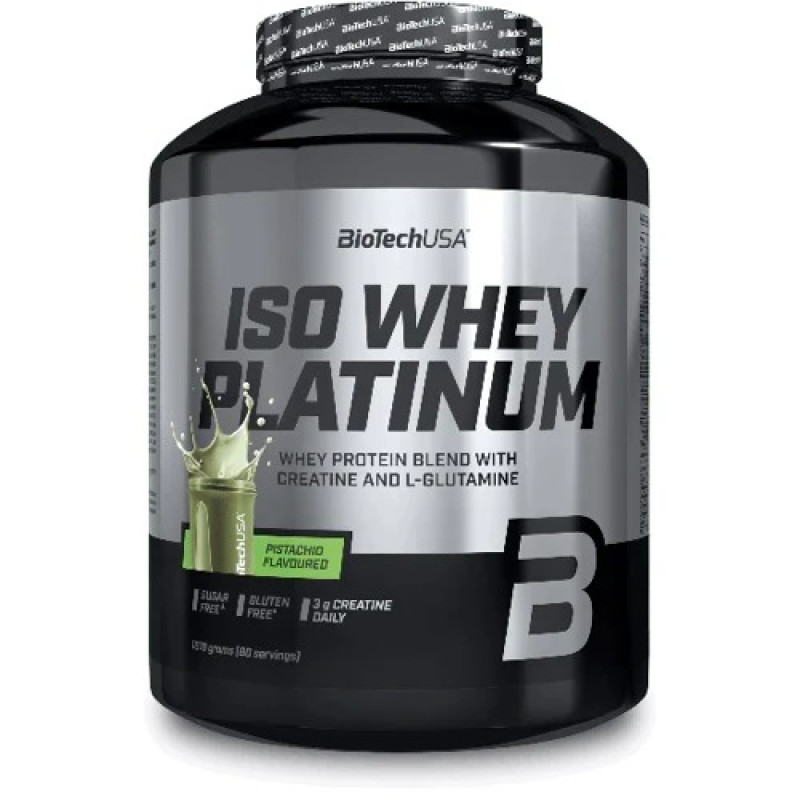 Изолят протеина, Iso Whey Platinum, BioTech, 1,81 кг (Фисташка) Изолят протеина, Iso Whey Platinum, BioTech, 1,81 кг (Фисташка)