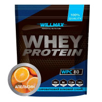 Протеин Whey Protein 80%, Willmax, 920 грамм (Апельсин)