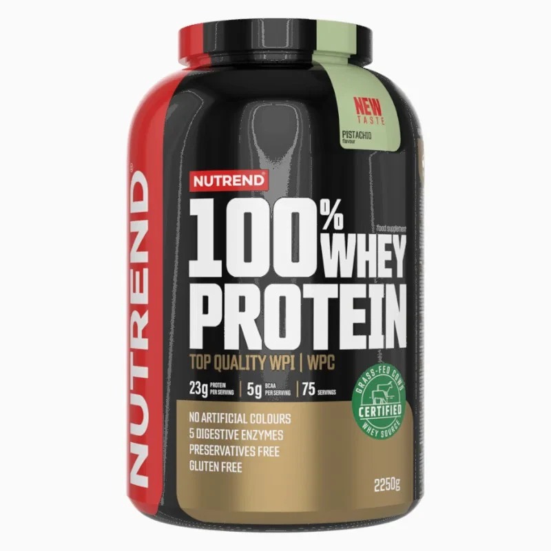 Сывороточный протеин, 100% Whey Protein, Nutrend, 2,25 кг (Фисташка) Сывороточный протеин, 100% Whey Protein, Nutrend, 2,25 кг (Фисташка)