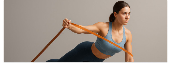 ТОП-5 упражнений с эластичной лентой для коррекции осанки