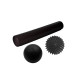 Набір для йоги: Масажний ролик EasyFit Foam Roller 90 см + Масажний м'ячик EasyFit каучук 6.5 см + Масажний м'ячик EasyFit PVC 9 см жорсткий