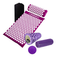 Набір для відновлення та релаксації EasyFit №2 “Релакс і Тонус 2в1”. Склад набору: МФР набір для масажу (3в1) та масажний килимок Кузнєцова з подушкою